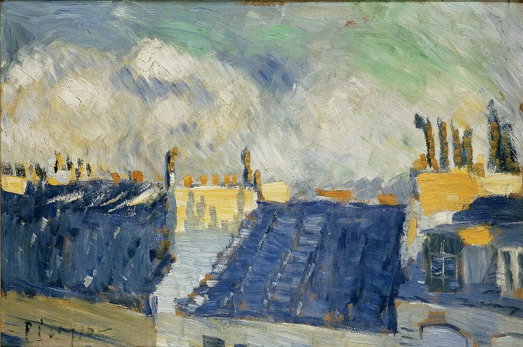 Tetti blu a Parigi - Ashmolean Museum, University of Oxford